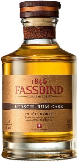 Fassbind Les Fûts Uniques Kirsch Rum Cask 50 cl CARx6
