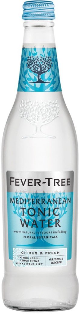 Fever-Tree Mediterranean Tonic Water Glas 50 cl CARx8