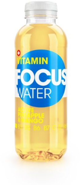 Focuswater Active Pineapple & Mango PET 50 cl CARx24