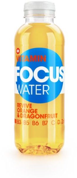 Focuswater Immunity Orange & Dragenfruit PET 50 cl CARx24