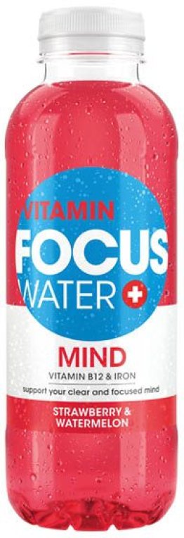 Focuswater Mind Erdbeere & Wassermelone PET 50 cl CARx24