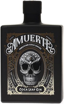 Gin Amuerte Coca Leaf «Black Edition» 70 cl CARx6