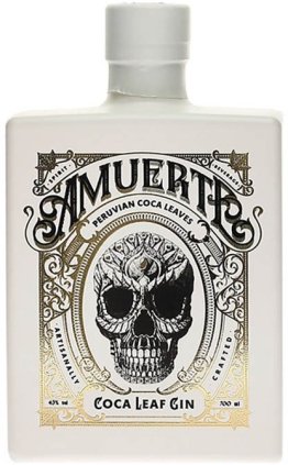 Gin Amuerte Coca Leaf «White Edition» 70 cl CARx6