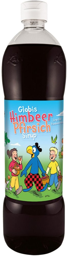 Globi Himbeer-Pfirsich PET 100 cl CARx6