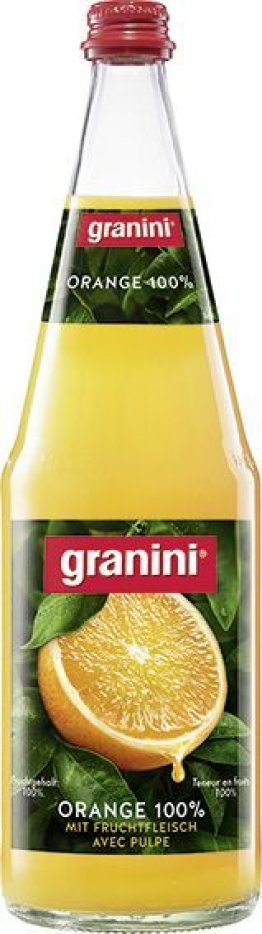 Granini Orangensaft 100% Glas 100 cl HARx6