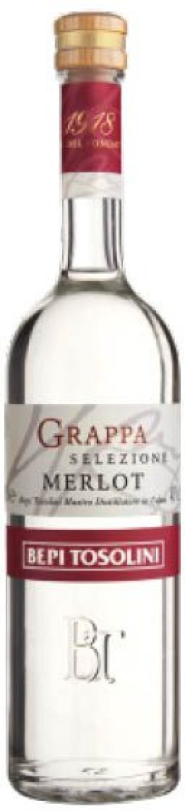 Grappa Merlot 50 cl CARx6
