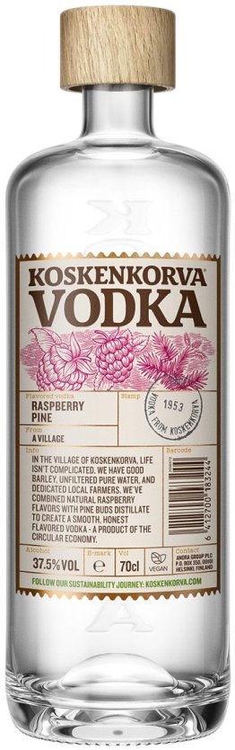 Koskenkorva Raspberry Pine Vodka 70 cl CARx6