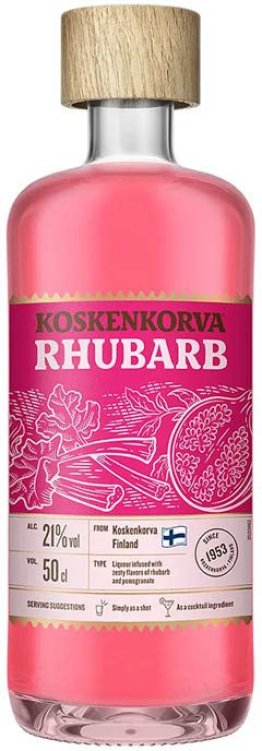 Koskenkorva Rhubarb Liqueur 50 cl CARx12