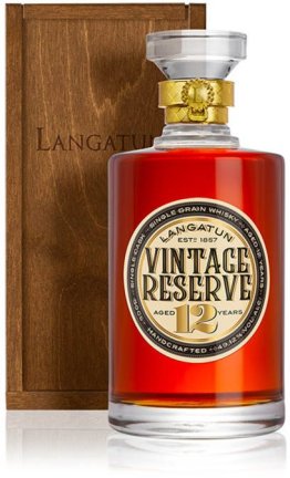 Langatun 2011, 12 years Vintage Reserve Single Grain PX Cask 155 in Holzkiste 50 cl CARx6