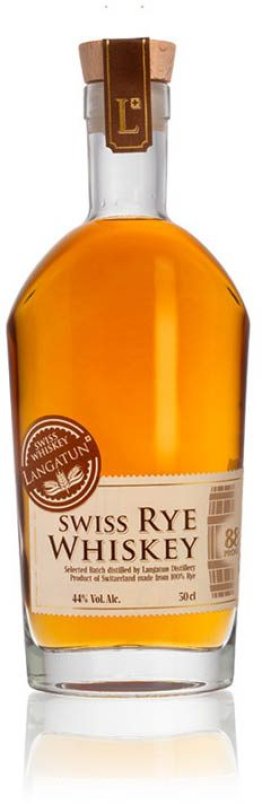 Langatun Swiss Rye Whisky 50 cl CARx6
