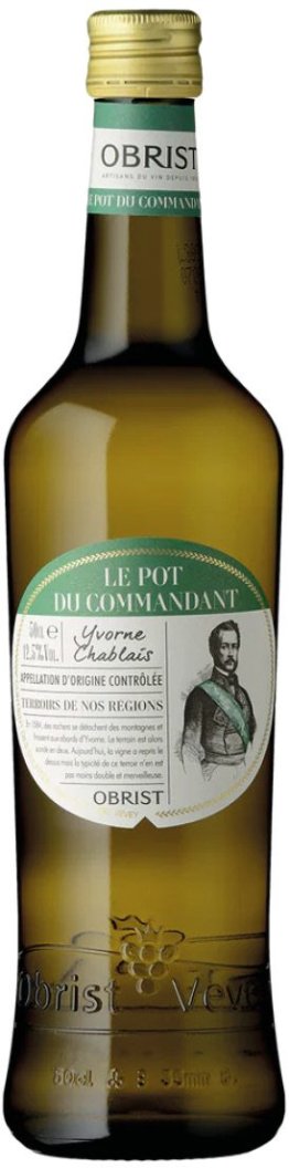 Le Pot du Commandant Yvorne Chablais AOC 50 cl CARx12