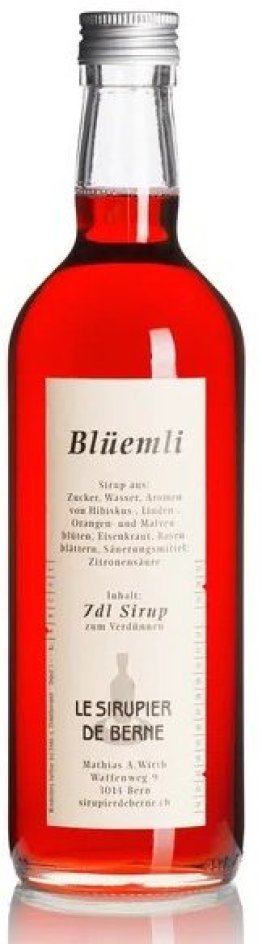 Le Sirupier de Berne Blüemli Glas 35 cl HARx15