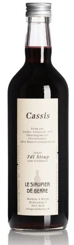 Le Sirupier de Berne Cassis Glas 35 cl HARx15