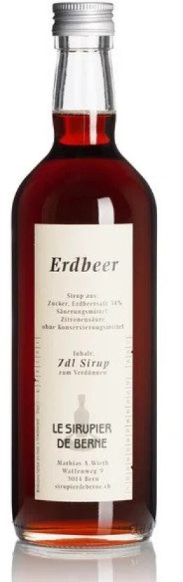 Le Sirupier de Berne Erdbeer Glas 70 cl HARx15