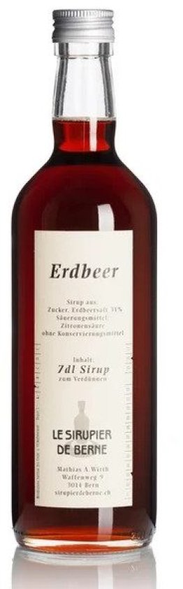 Le Sirupier de Berne Erdbeer Glas 35 cl HARx15