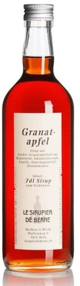 Le Sirupier de Berne Granatapfel Sirup Glas 35 cl HARx15