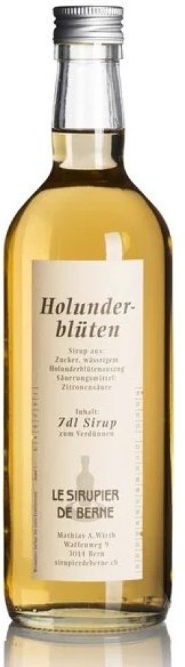 Le Sirupier de Berne Holunderblüten Glas 35 cl HARx15