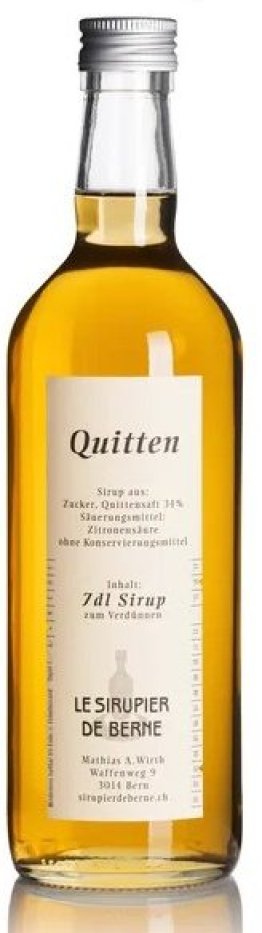 Le Sirupier de Berne Quitten Glas 70 cl HARx15