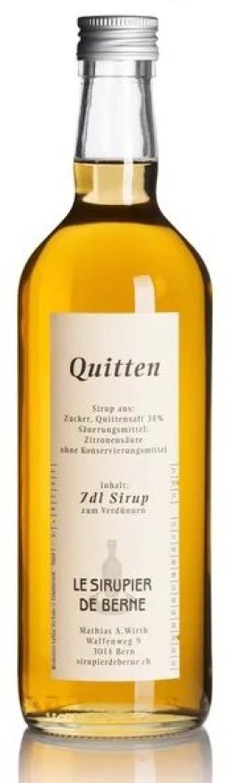 Le Sirupier de Berne Quitten Glas 35 cl HARx15