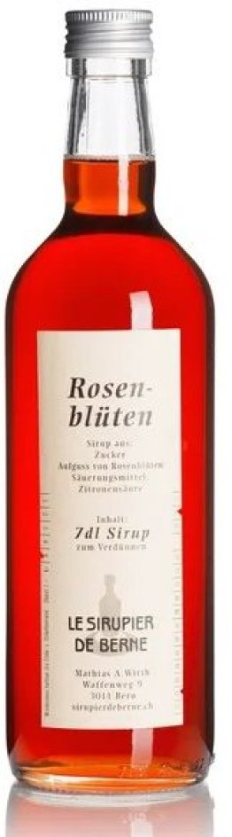 Le Sirupier de Berne Rosenblüten Glas 35 cl HARx15