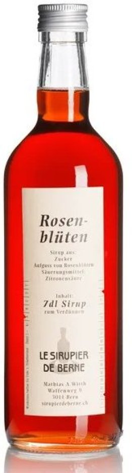 Le Sirupier de Berne Rosenblüten Glas 70 cl HARx15
