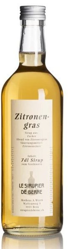 Le Sirupier de Berne Zitronengras Glas 70 cl HARx15