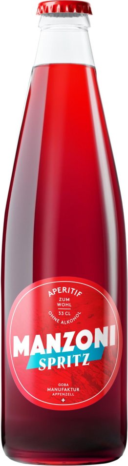 Manzoni Spritz Alkoholfrei Glas (Artikel auf Bestellung) 33 cl HARx24