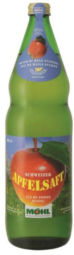 Möhl Apfelsaft hell Glas 100 cl HARx12