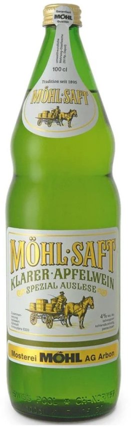 Möhl Saft klar spezial Glas 100 cl HARx12