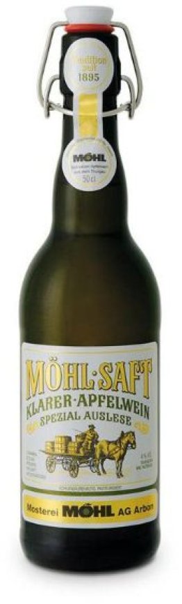 Möhl Saft klar spezial Glas 50 cl HARx15