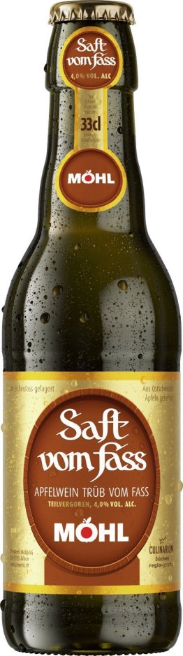 Möhl Saft trüb Glas 33 cl CARx6
