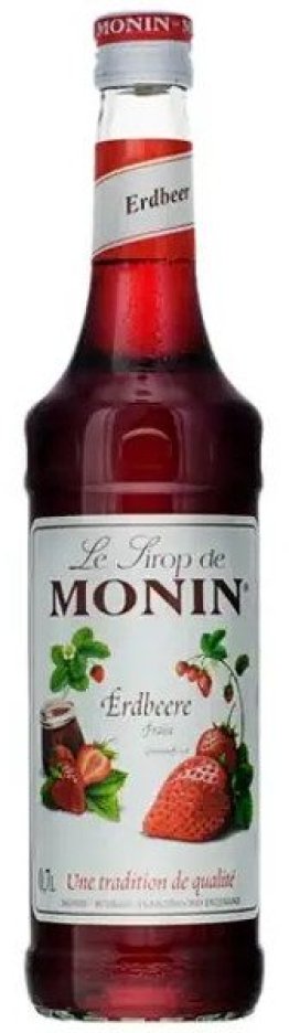 Monin Erdbeer Sirup Glas 70 cl CARx6