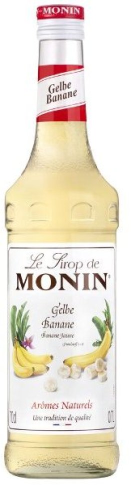 Monin Gelbe Banane Sirup Glas 70 cl CARx6