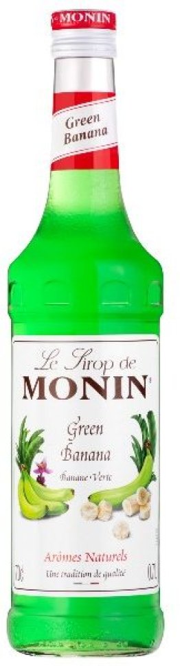 Monin Grüne Banane Sirup Glas 70 cl CARx6