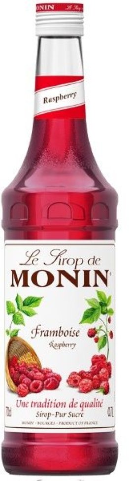 Monin Himbeer Sirup Glas 70 cl CARx4