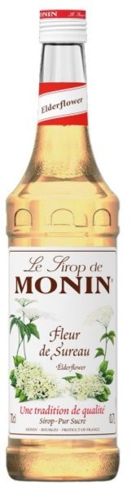 Monin Holunderblüten Sirup Glas 70 cl CARx6