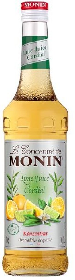 Monin Lime Juice Cordial Glas 70 cl CARx6