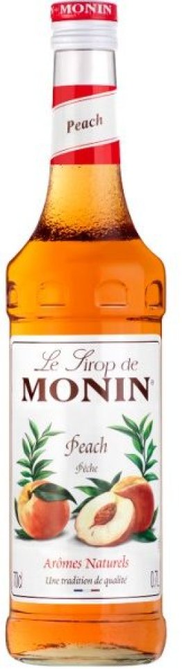 Monin Pêche Sirup Glas 70 cl CARx6