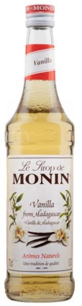 Monin Vanille Sirup Glas 70 cl CARx6
