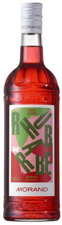 Morand Sirup Rhabarber Glas 100 cl CARx6