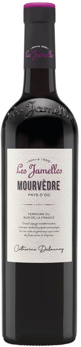 Mourvèdre Pays d'Oc IGP Les Jamelles 2022 75 cl CARx6