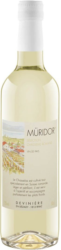 Müridor Chasselas Romand VdP Devinière 50 cl VINIx15