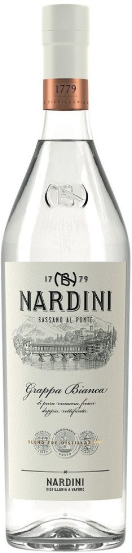 Nardini Grappa Bianca 70 cl CARx6