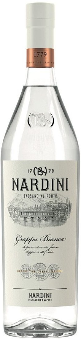 Nardini Grappa Bianca 100 cl CARx6