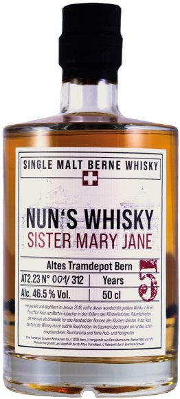 Nun's Whisky Sister Mary Jane (Peated) 5 Jahre 50 cl CARx6