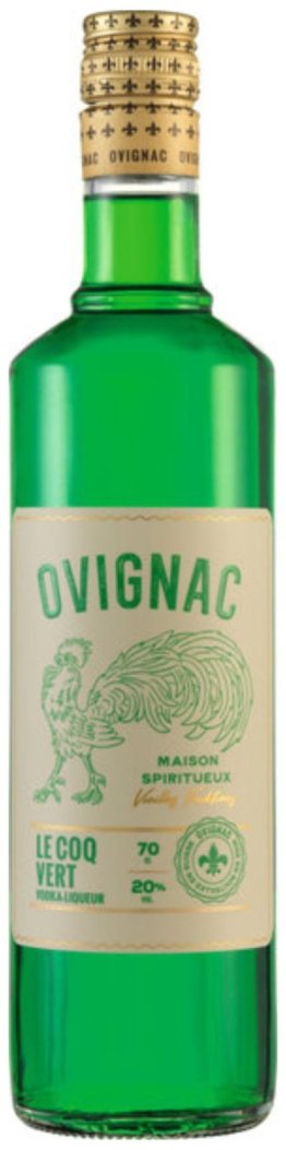 Ovignac Green Liqueur 70 cl CARx6