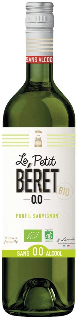 Petit Béret Sauvignon blanc sans alcool bio 75 cl CARx6