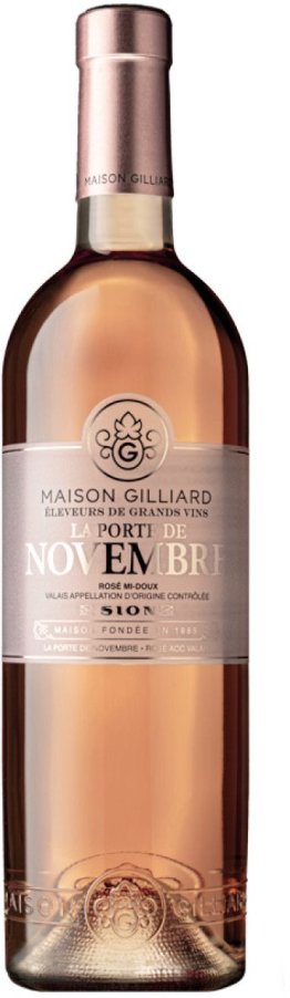 Porte de Novembre "Rosé Mi-doux" AOC Valais 2023 75 cl CARx6