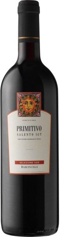 Primitivo Salento IGT Baroncelli selezione sud 2021 75 cl CARx6
