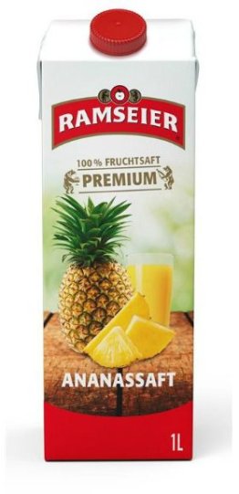 Ramseier Premium Ananassaft Tetra 100 cl CARx4